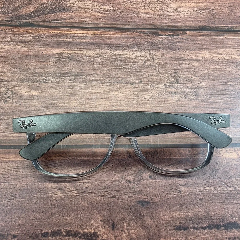 Ray-Ban RB 2132 New Wayfarer Eyeglasses Charcoal Grey Clear 55-18-145 Italy